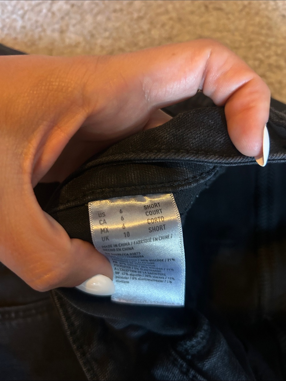 American Eagle Outfitters Black Denim Mini Skirt - Picture 3 of 3